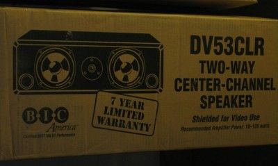   DV53CLR Center Channel Speaker 10 150 Watts NEW 729305001658  
