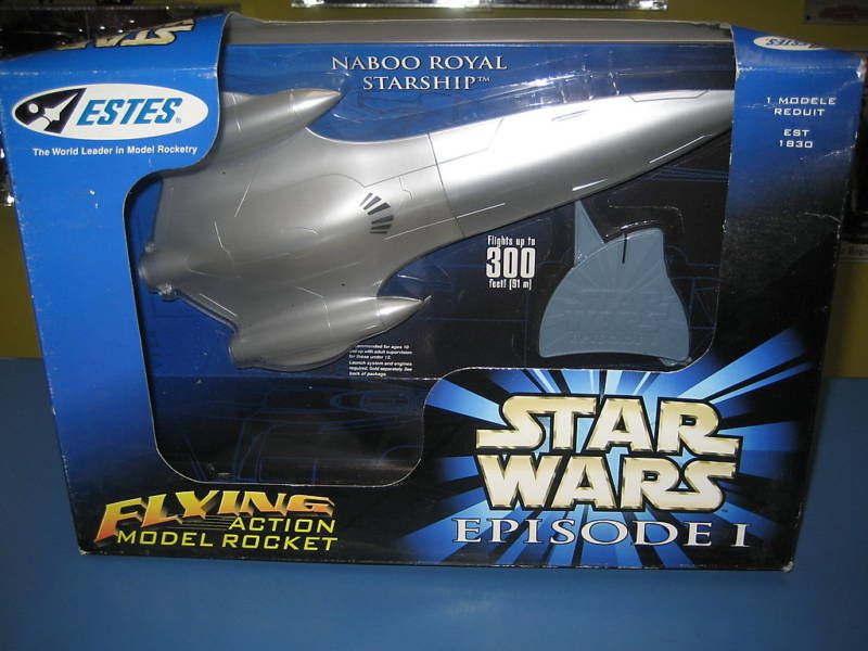 ESTES STAR WARS EPISODE I NABOO ROYAL STARSHIP NIP  