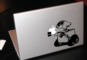 DISNEY WALL E ROBOT TREASURE MACBOOK TABLET ART VINYL DECAL  