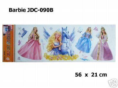 Window/Tile Wall Sticker Decal Barbie JDC 090B  