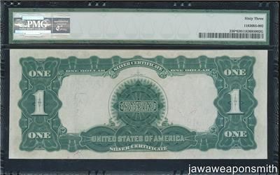 AC Fr 236 *STAR* 1899 $1 Silver Certificate PMG 63EPPQ  