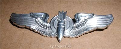 WW2 AIR CORP BOMBARDIER WINGS   3 STERLING   MEYER  