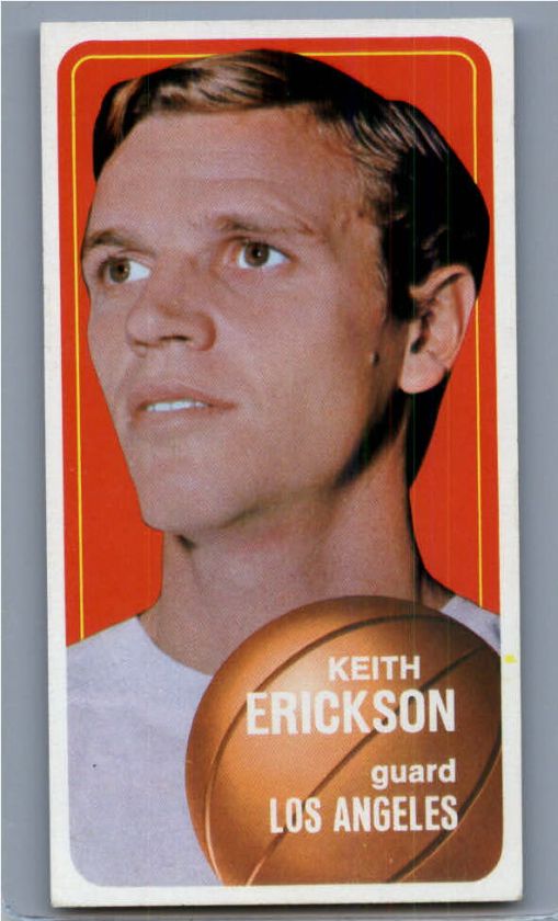 1970/71 Topps BKB #38 Keith Erickson Lakers  