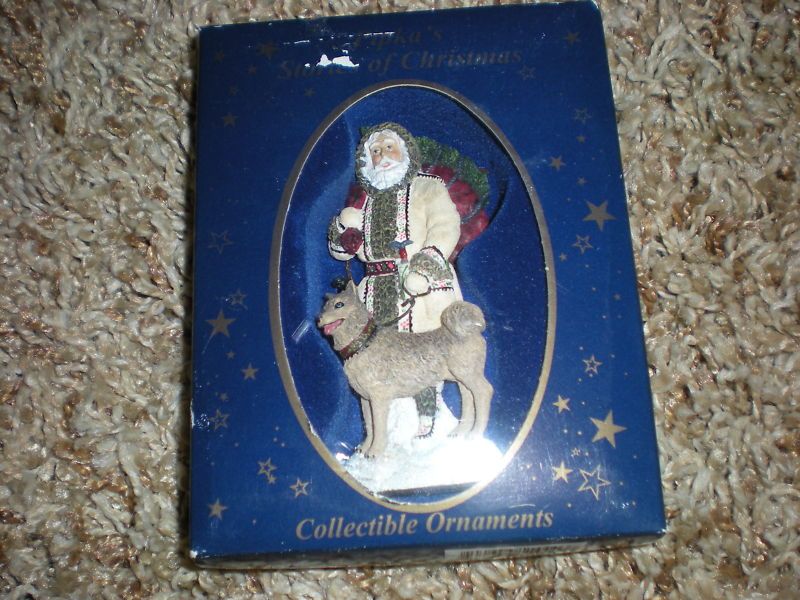 Pipka Ornament Alaskan Santa Stories of Christmas New  