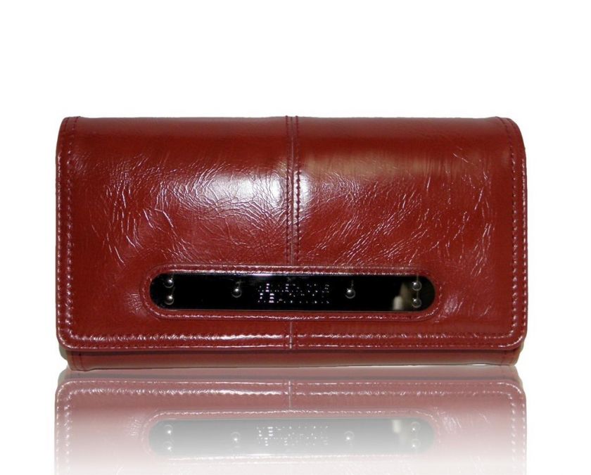 NEW KENNETH COLE RED ORGANIZER WALLET CLUTCH  