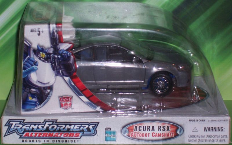 TRANSFORMERS ALTERNATORS CAMSHAFT ACURA RSX FIGURE  