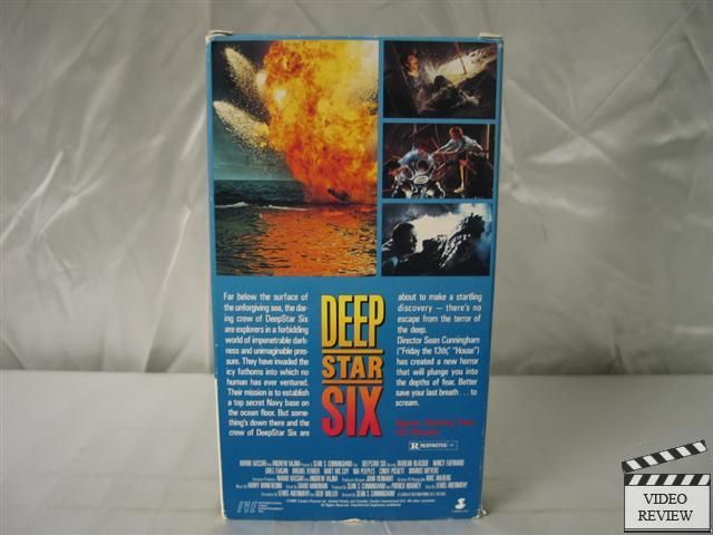 Deepstar Six VHS Taruean Blacque, Nancy Everhard  