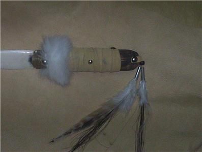 Native American Indian Buffalo bone blade knife  