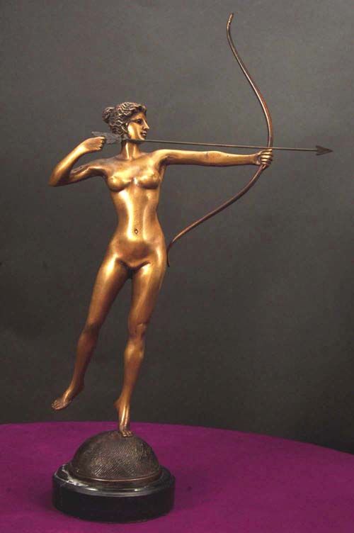 Diana   Goddess of the Hunt Augustus St. Gaudens Bronze  