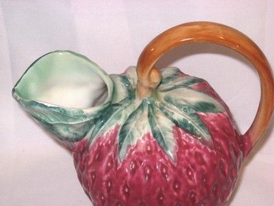 Vintage Salute Italia ANCORA Strawberry Pitcher UNIQUE  