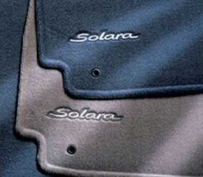 TOYOTA OEM SOLARA DARK STONE CARPET FLOOR MATS SET 4  