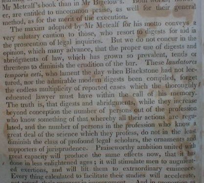 LAW Massachusetts Supreme Court 1825 Daniel Webster  