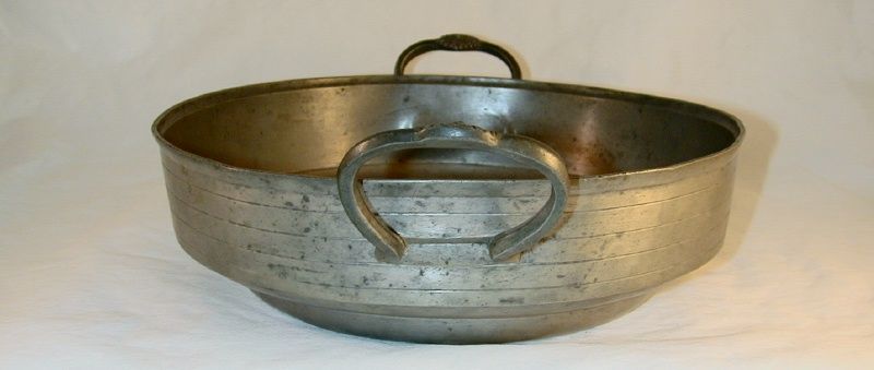 Peter Maurer Pewter Deep Dish w/ Handles Angel Hallmark  