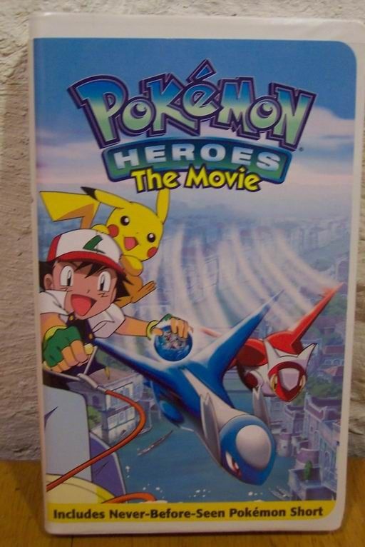 POKEMON Heroes The Movie VHS VIDEO 2004 786936229592  