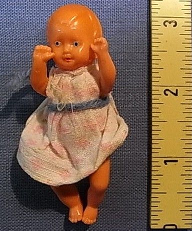 UGU127 * BEAUTIFUL DOLLHOUSE DOLL VINTAGE GERMAN 1950´s  