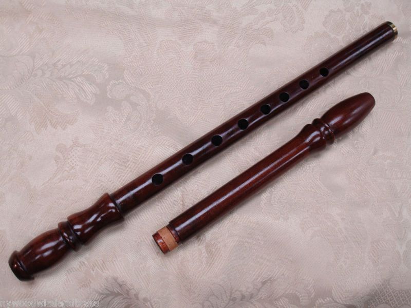 Armenian Blul End Blown Flute Apricot Wood Key of C NEW  