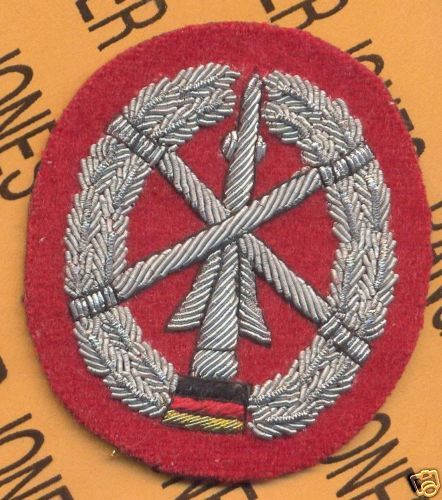 BRD GERMAN Army Bundeswehr ADA Arty beret flash patch  