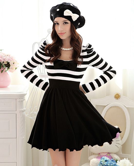 HOT 2012 NEW arrival STYLE Korean fashion expansion skirt BOWKNOT 