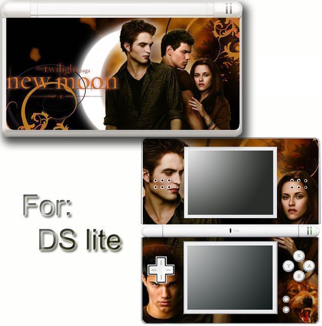 DS Lite SKIN TWILIGHT NEW MOON EDWARD JACOB STICKER  