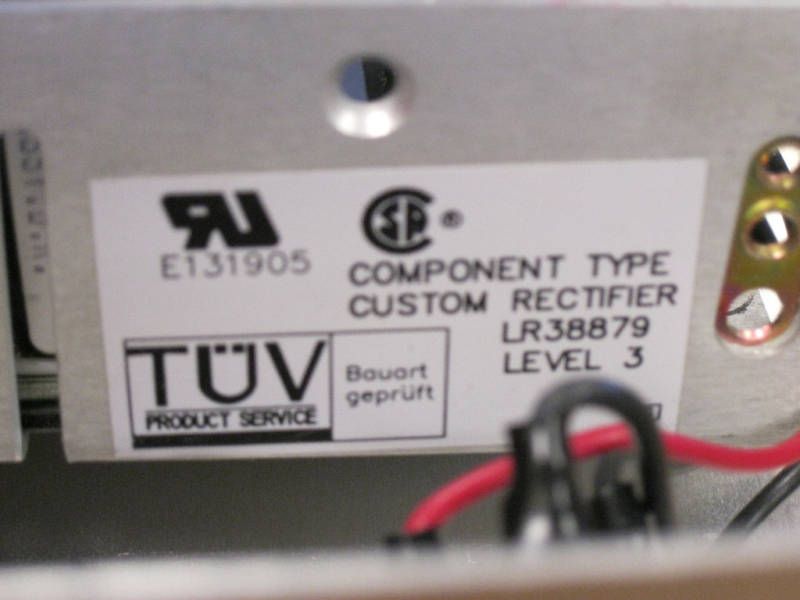 TUV POWER ONE LR38879 AC POWER SUPPLY   NO. STR19  