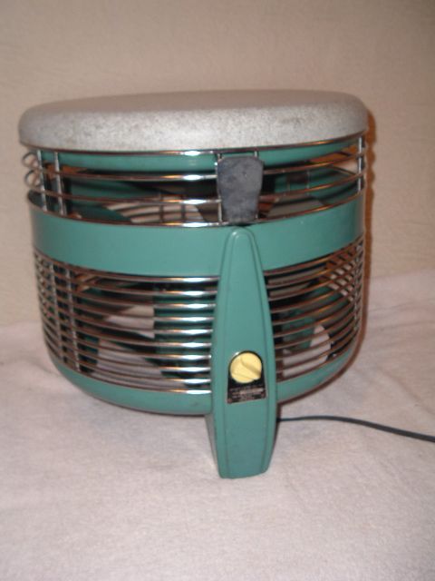 Vintage Emerson 3 Spd Hassock Fan Mid Century Retro  