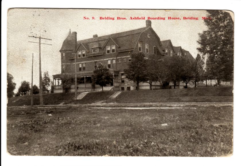 View of the Belding Brothers Ashfield Boarding House in Belding 