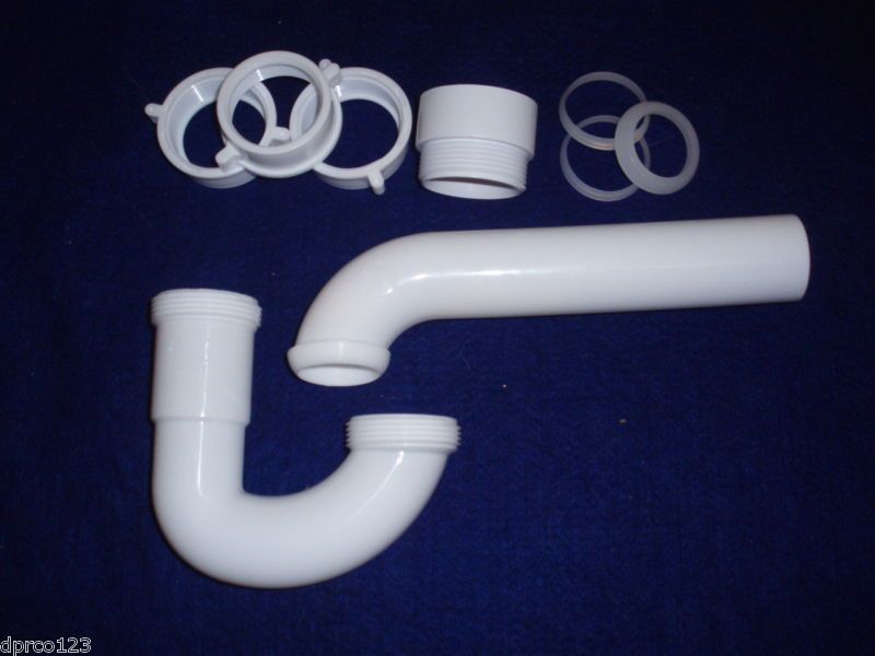 PVC TUBULAR P TRAP Kitchen Sink PVC P TRAP NIB  