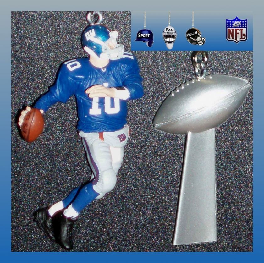 NFL NEW YORK GIANTS FIGURE & TROPHY OR HELMET FAN PULL  