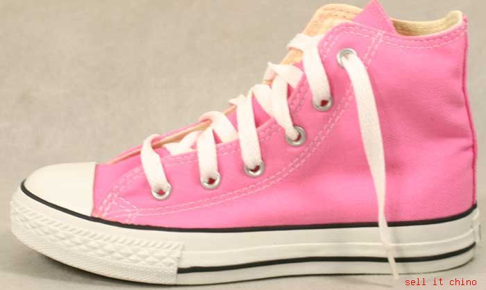 NIB Converse All Star Chuck Taylor Hi PINK 1 Youth  