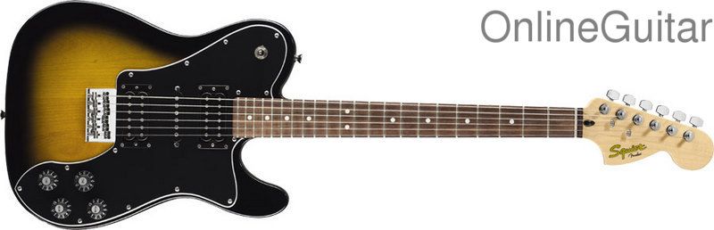 NEW FENDER® SQUIER® SUNBURST JOE TROHMAN SIGNATURE TELECASTER 