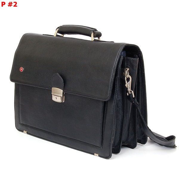 Briefcase Portfolio Attache Case By Swiss Bags Messenger Shoulder 