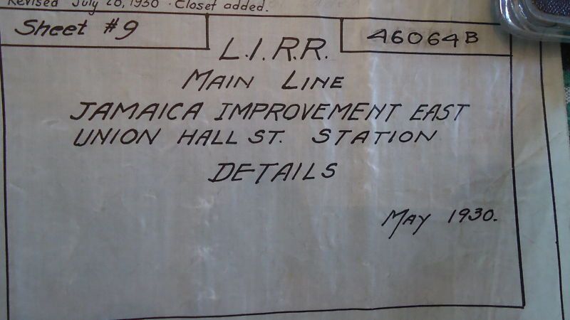 1930 LIRR Long Island Rail Road Jamaica Schematic Map 8  