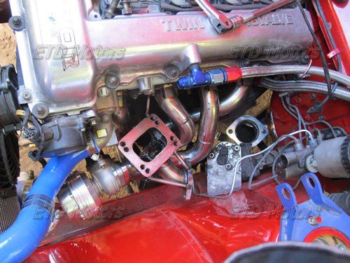 Datsun 510 SR20DET T3 Turbo Manifold Top Mount 38mm WG  