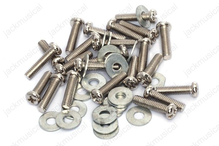 24 pcs Guitar Maker Chrome Banjo Lugs For Repair  