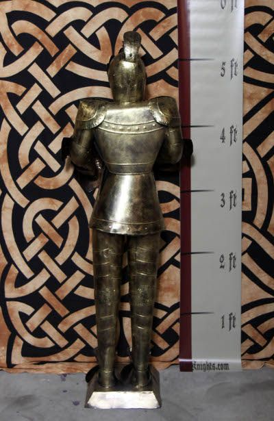 Foot GOLD Suit of Armor Knight   Wine Bearing  