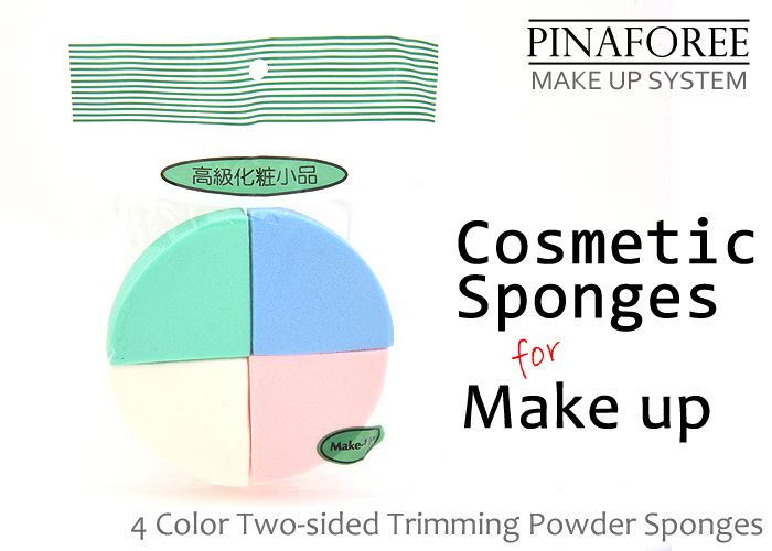 PINAFOREE]Professional MakeUp Colors Trimming Sponge  