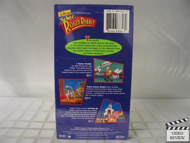 Best of Roger Rabbit VHS NEW Disney, Steven Spielberg 786936683530 