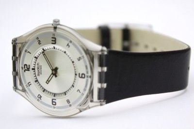   Classic Skin Marrow Of Life Black Leather Band Slim Watch 35mm SFM111