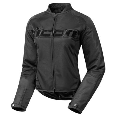 Icon Womens Hooligan 2 Stealth Textile Motorcycle Jacket Sportbike 