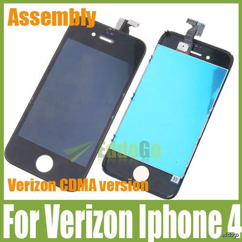   Screen Digitizer LCD Display Assembly For Verizon CDMA iphone 4  