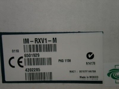 Crestron IM RXV1 M iMedia Receiver, Single IM Input NEW  