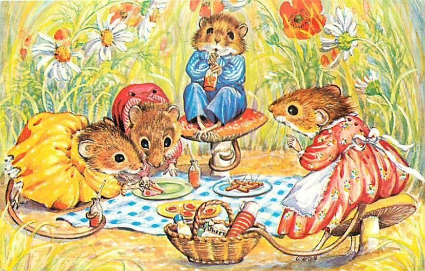 AUDREY TARRANT SUMMER PICNIC FANTASY MICE EARLY T191215  