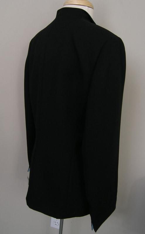 Tahari Blazer Black & Blue Size 14 NWT $595 Hong Kong  