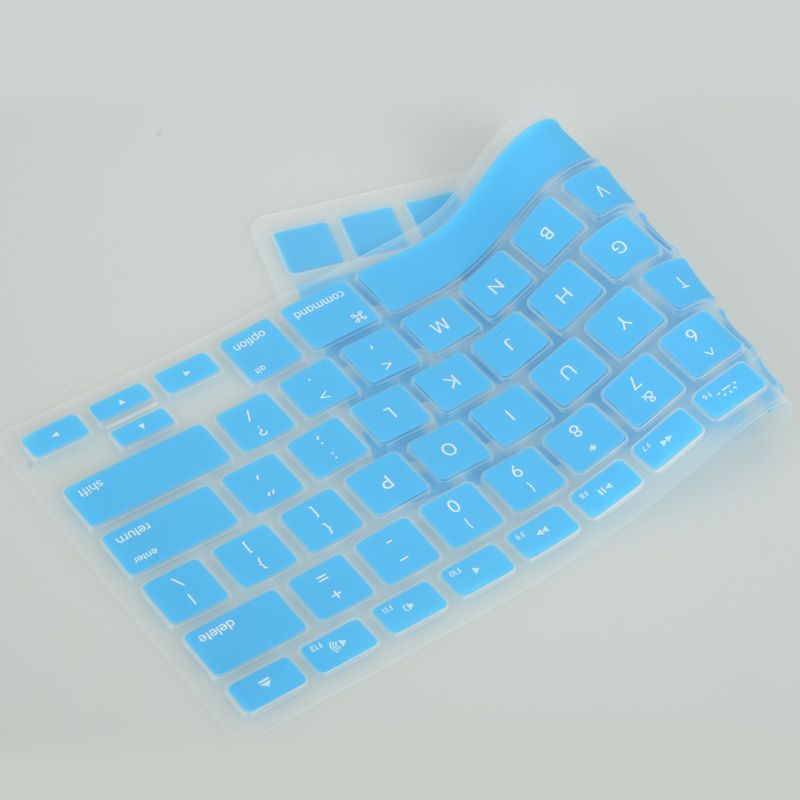 Blue Silicone Keyboard cover skin for macbook PRO 13.3  
