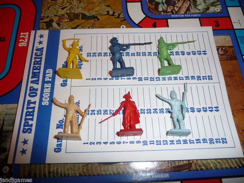 SPIRIT of AMERICA the BICENTENNIAL board GAMES vintage  