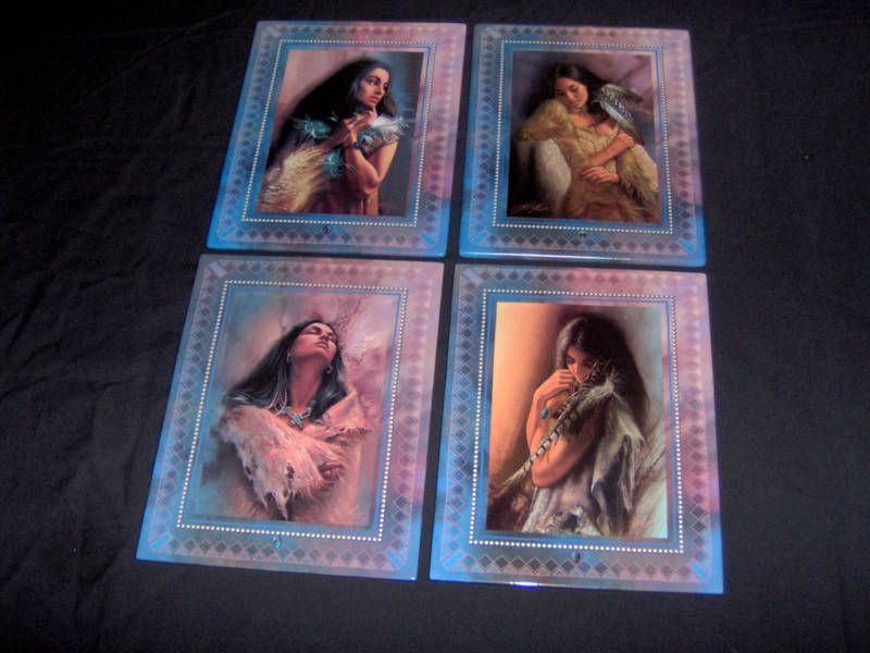 Lee Bogle Dreamscape Bradford Exchange Lee Bogle New Set with COA 