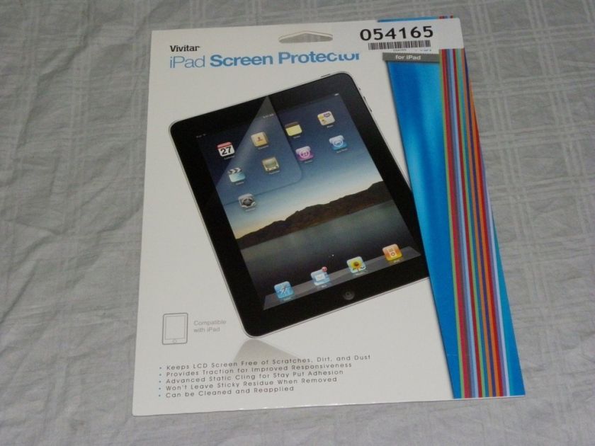 New Vivitar Clear Screen Protector For iPad   V10893  