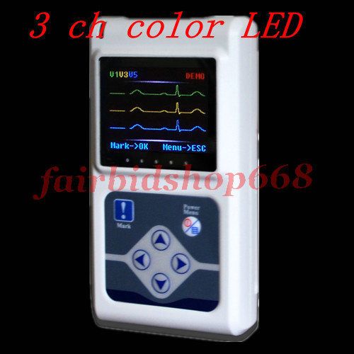 Channels ECG Holter ECG/EKG Holter Monitor System New  