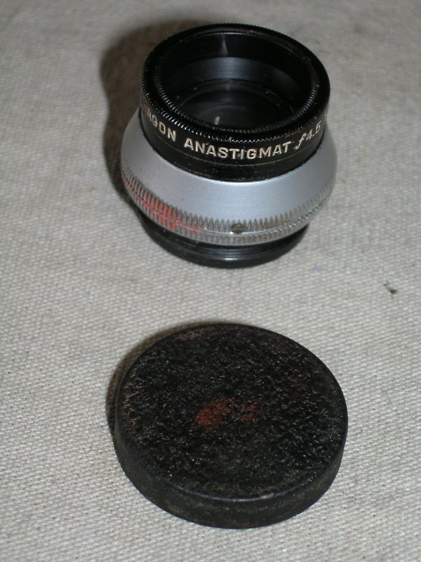 ILEX PARAGON ANASTIGMAT f/4.5 FOCUS 3 1/2 IN. LENS  