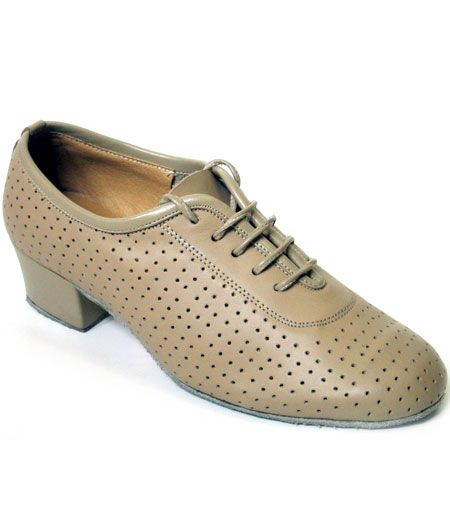 New Tan Leather Latin Ballroom Swing Dance Shoe 8.5  